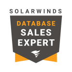 logo solarwinds database sales expert